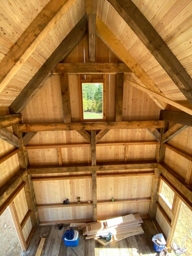 Timber Beams and Framing by Spoiled Rotten Homes